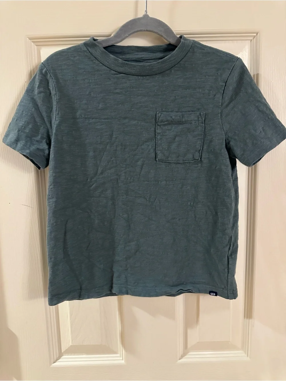 GAP Boys Short Sleeve Pocket Tee - Teal Green